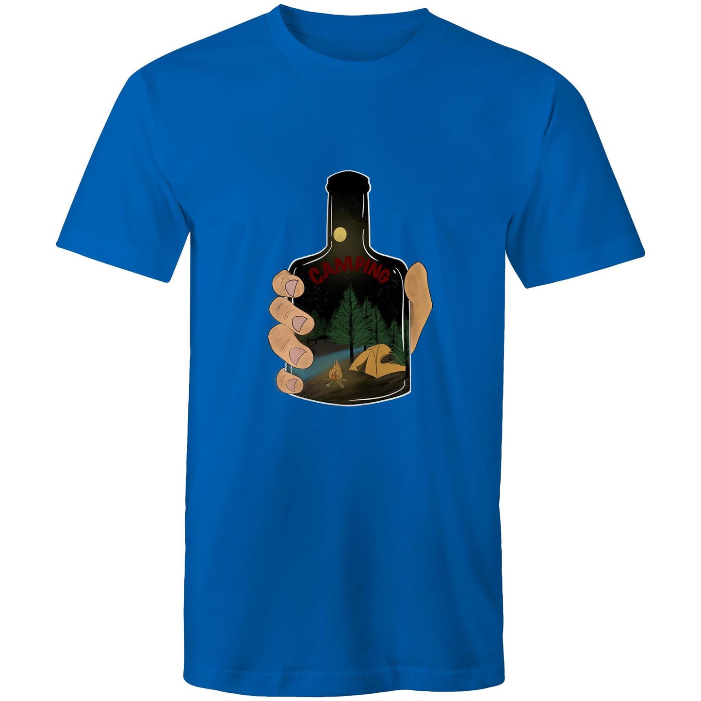 Men's Camping Graphic T-Shirt | Camping Essence Print Tee