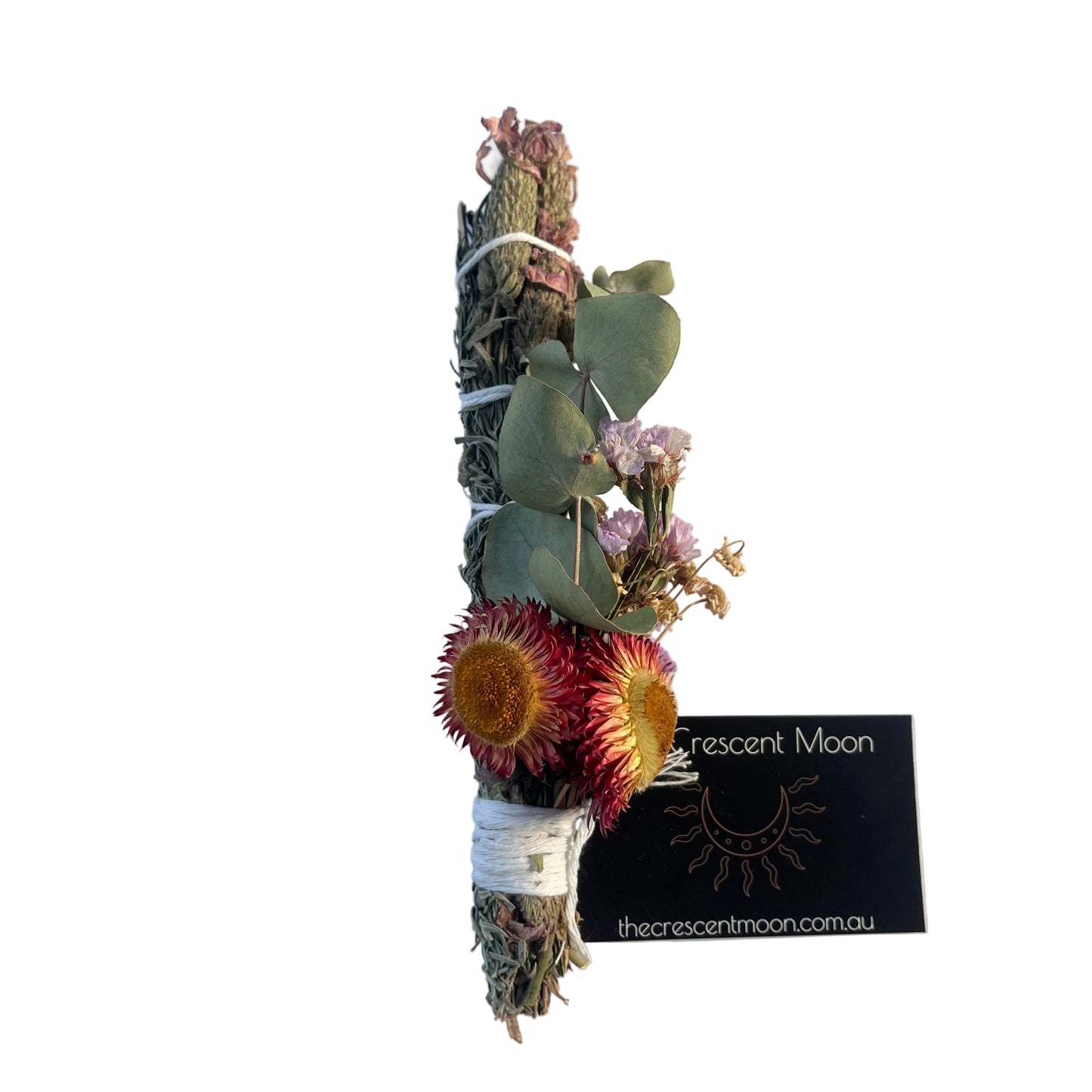 lavender floral smudge stick