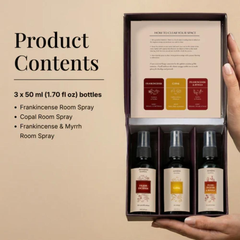 Sacred Resins Mini Smudge Spray Gift Set