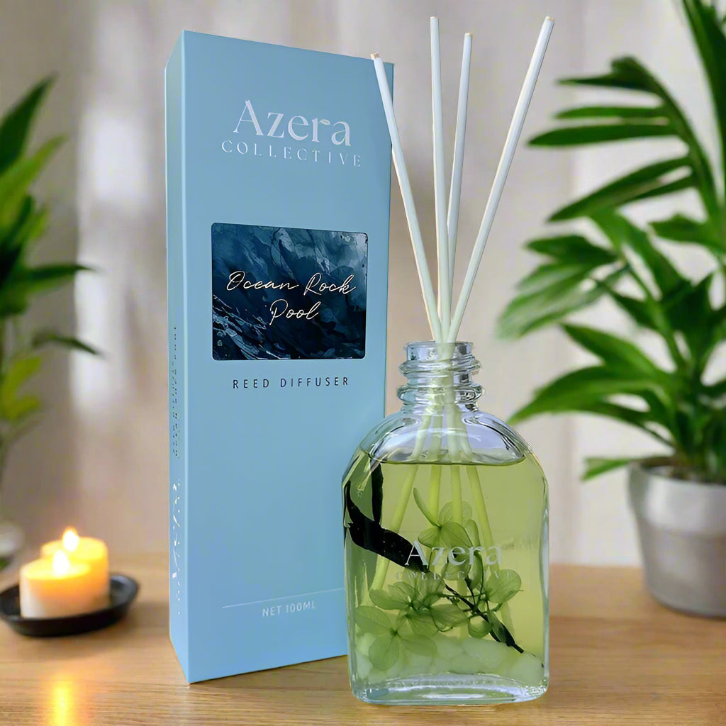 Reed diffuser - Ocean Rock Pool - The Crescent Moon