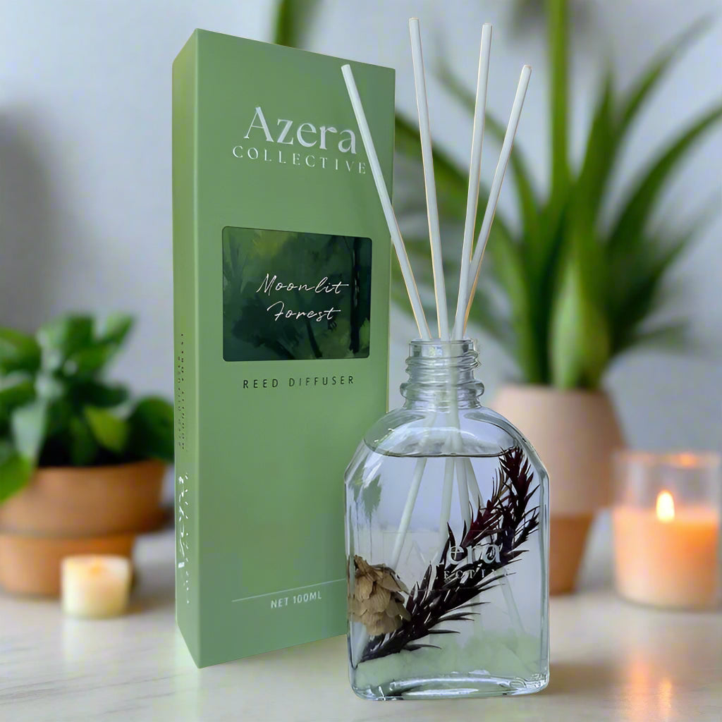 Reed Diffuser - Moonlit Forest - The Crescent Moon