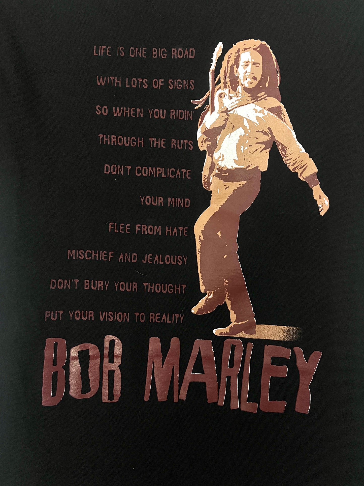 Funky Pre Loved Bob Marley T-shirt