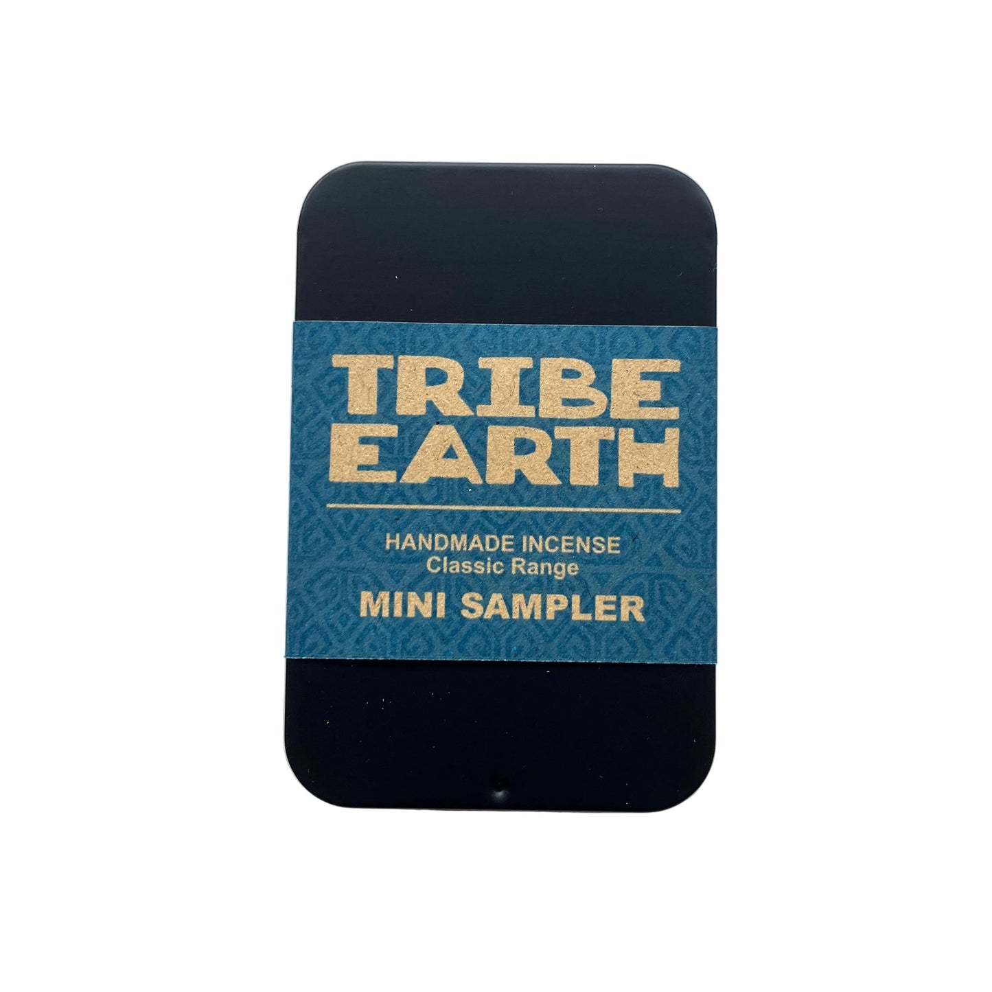 Tribe Earth handmade incense mini sampler packaging on a white background