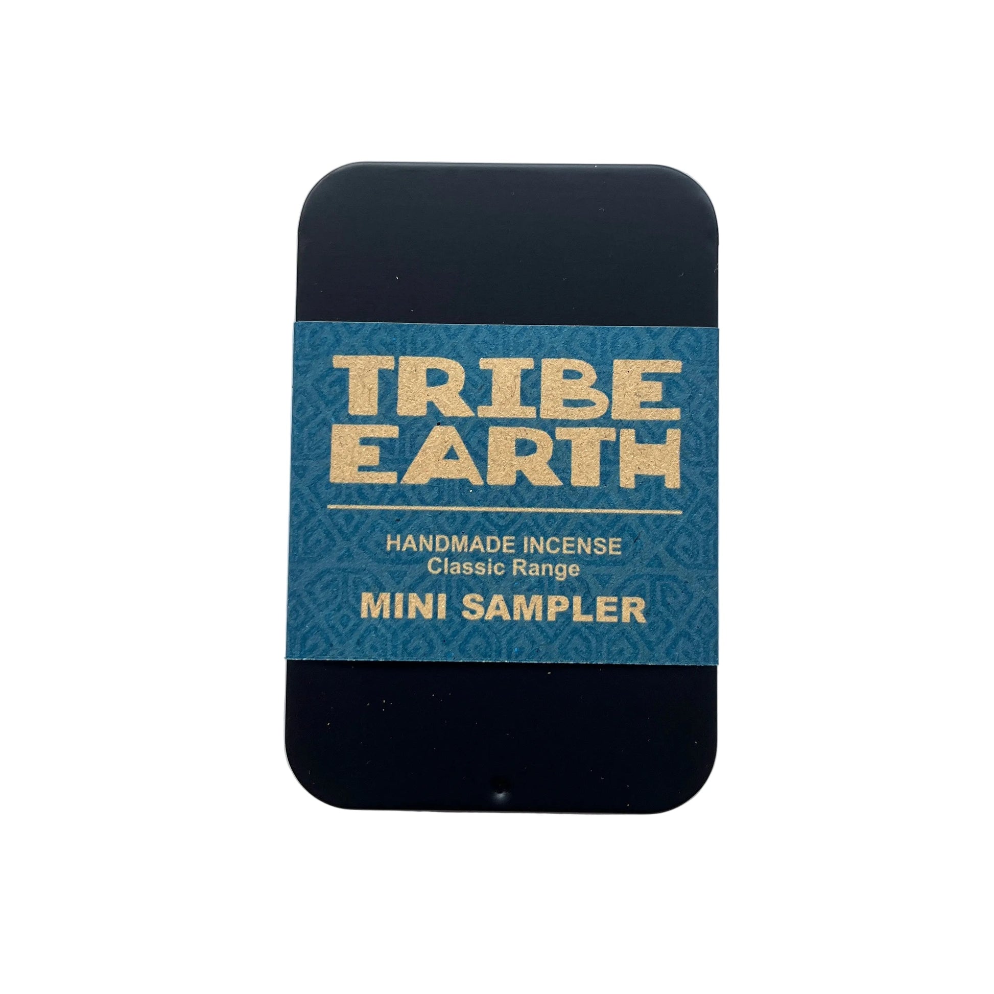 Tribe Earth handmade incense mini sampler packaging on a white background