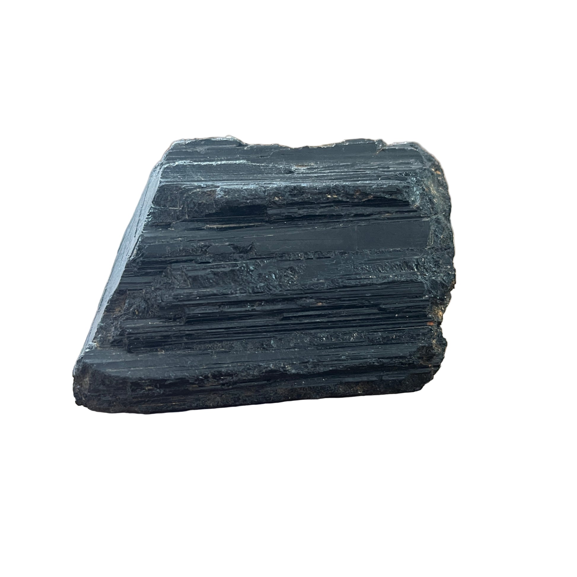 Black tourmaline rough