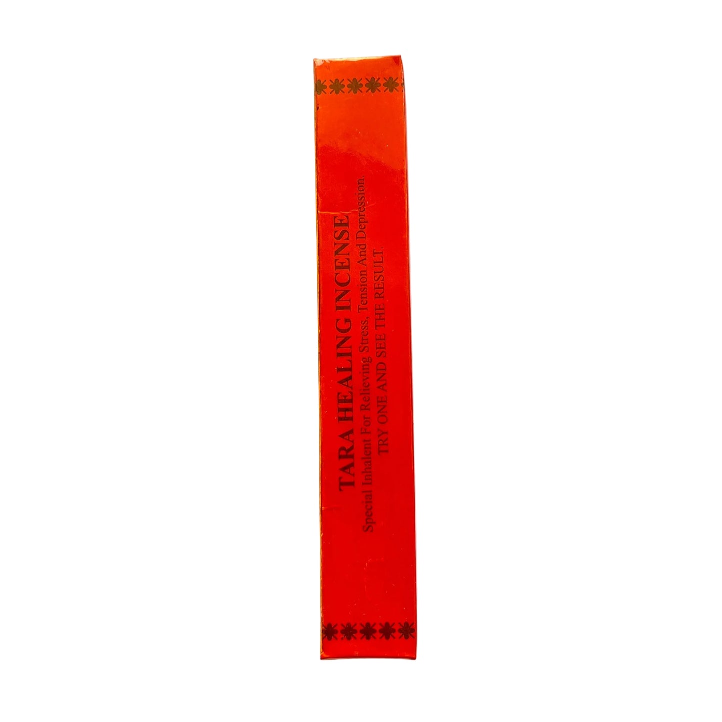 Red box of Tara Healing Incense on a white background