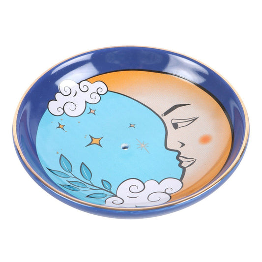 Ceramic Incense Holder - Celestial Moon