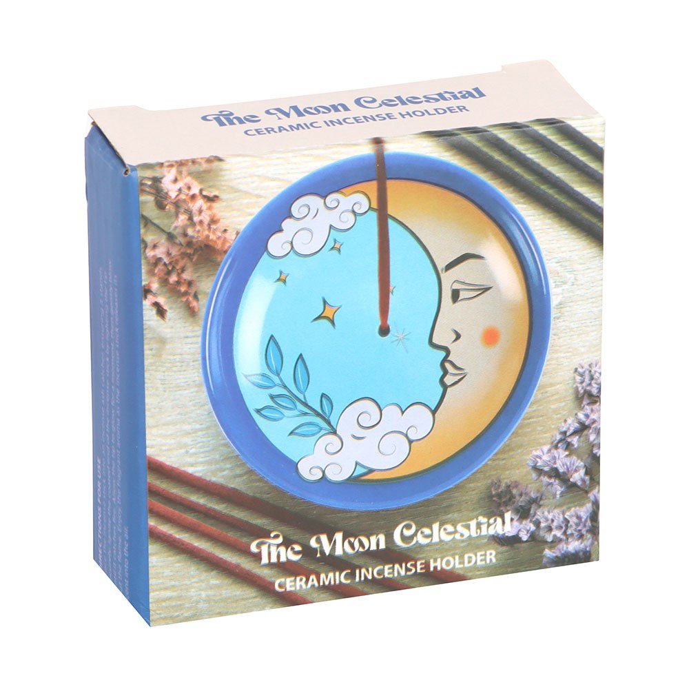Ceramic Incense Holder - Celestial Moon