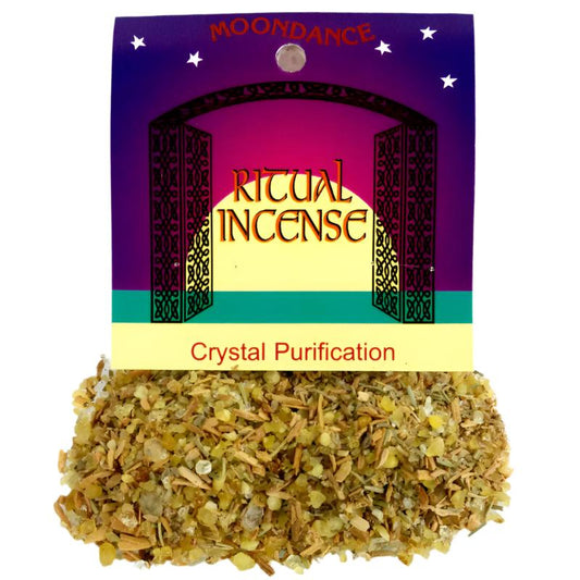 crystal purification ritual incense