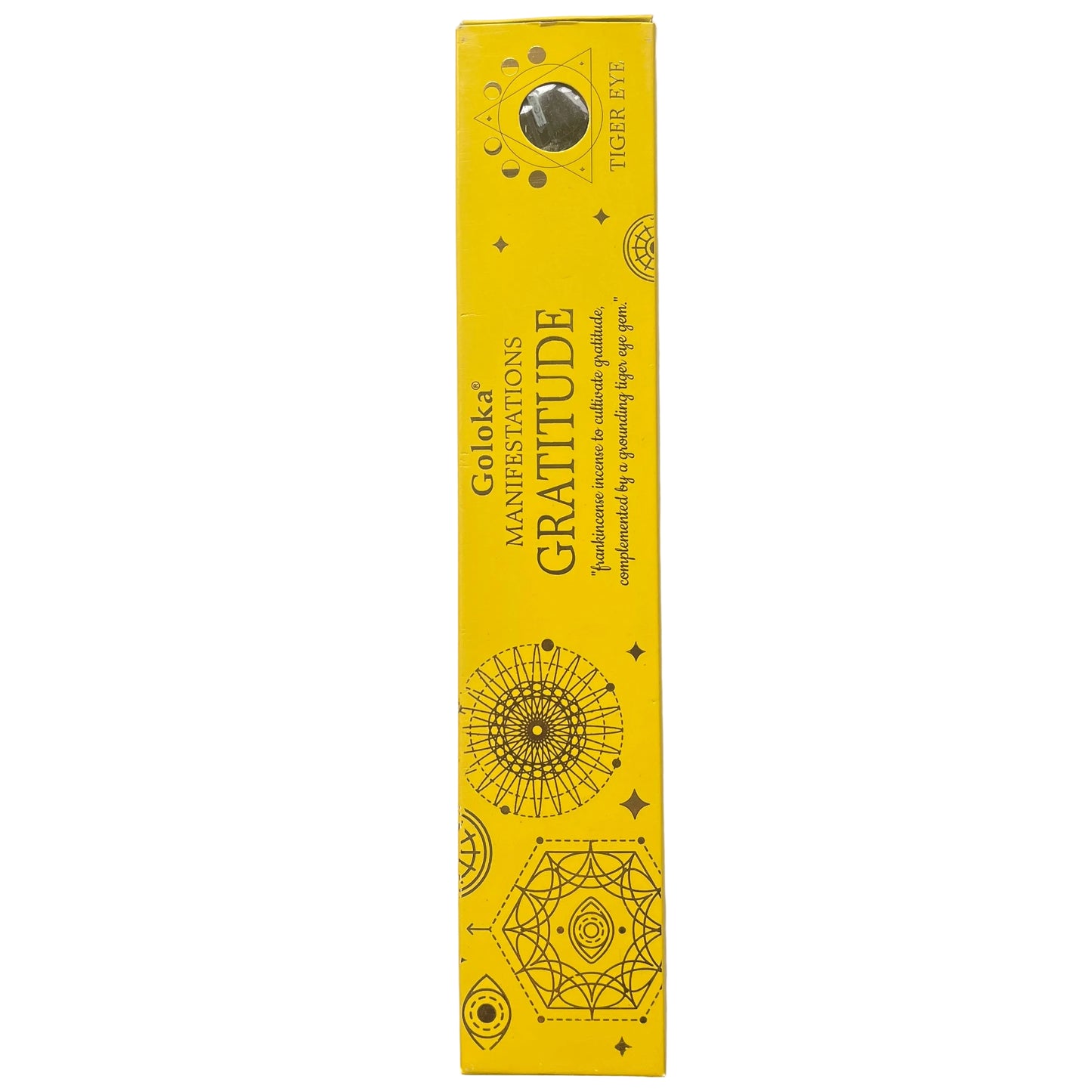 Goloka gemstone incense - tiger eye gratitude