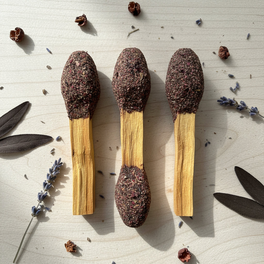 palo santo and black sage smudge sticks