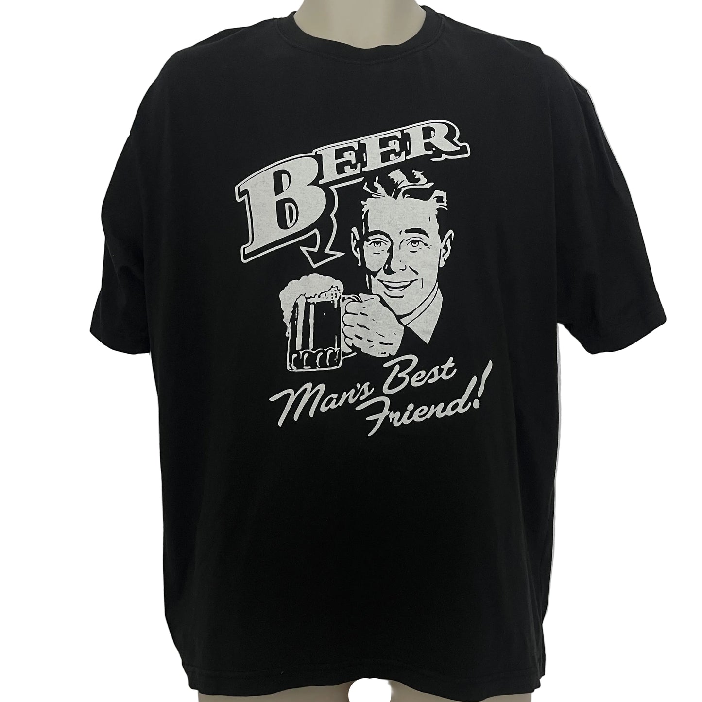 Funky Pre Loved T shirt - Beer! Mans Best Friend