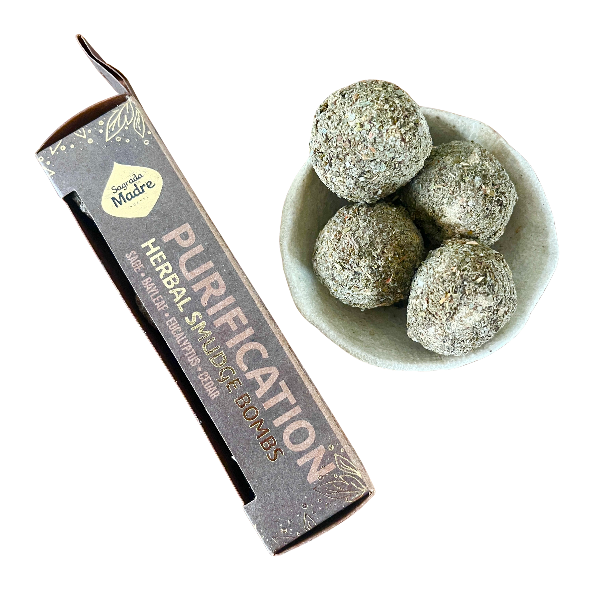 Purification Herbal Smudge Bomb - Grounding and Renewal