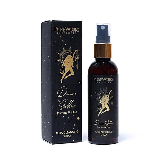 Aura Cleansing Spray - Divine Goddess - Jasmine and Oud - The Crescent Moon