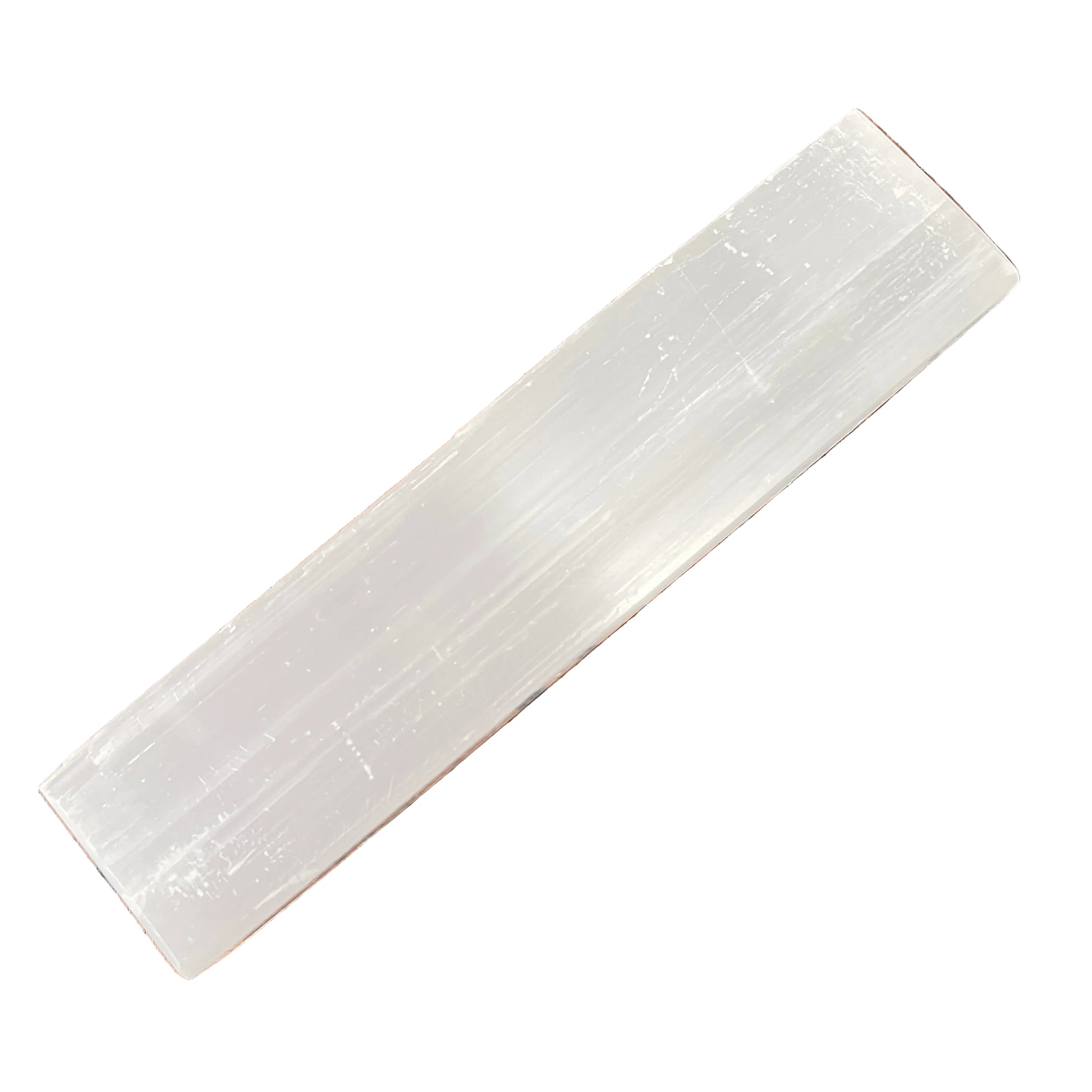 White rectangular selenite wand