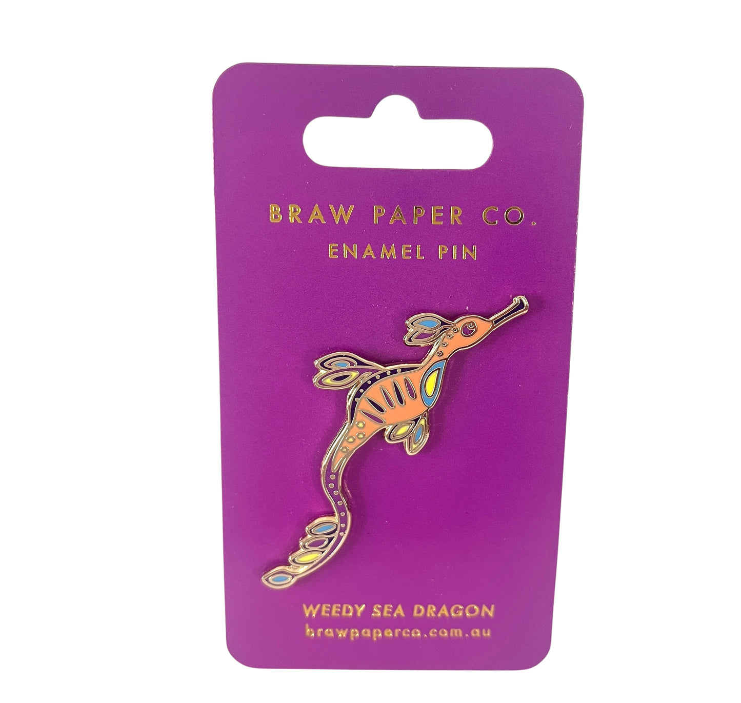 Weedy Sea Dragon Enamel Pin