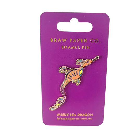 Weedy Sea Dragon Enamel Pin