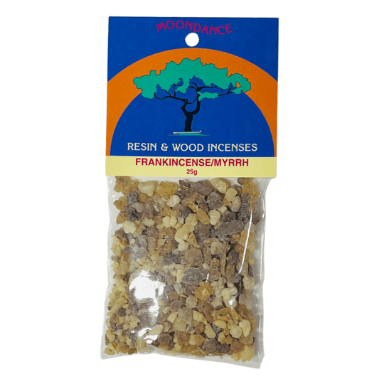 Frankincense and myrrh resin mix