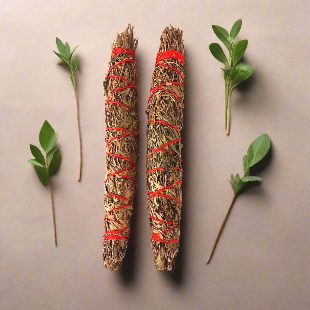 Australian Native Grass Tree Blend Smudge Stick - The Crescent Moon