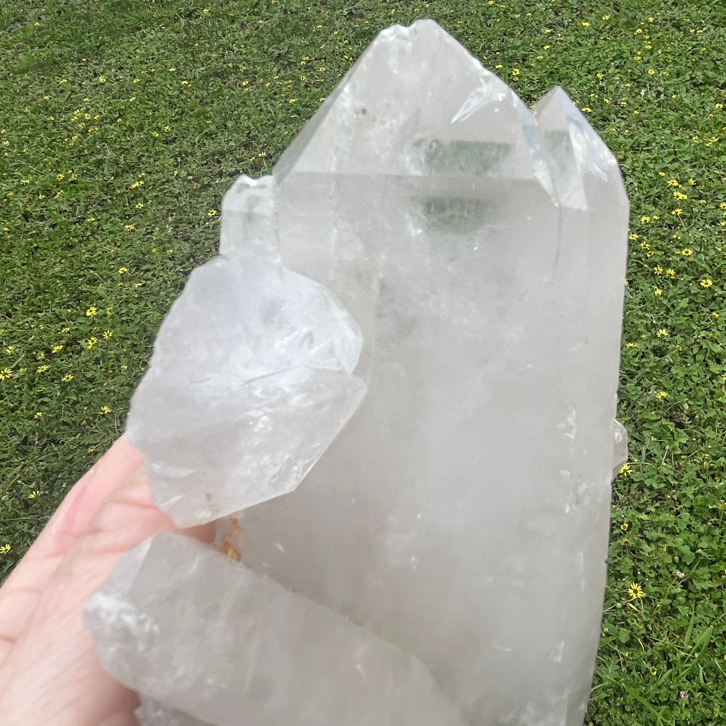 Clear Quartz Cluster - Natural Crystal - 623gm