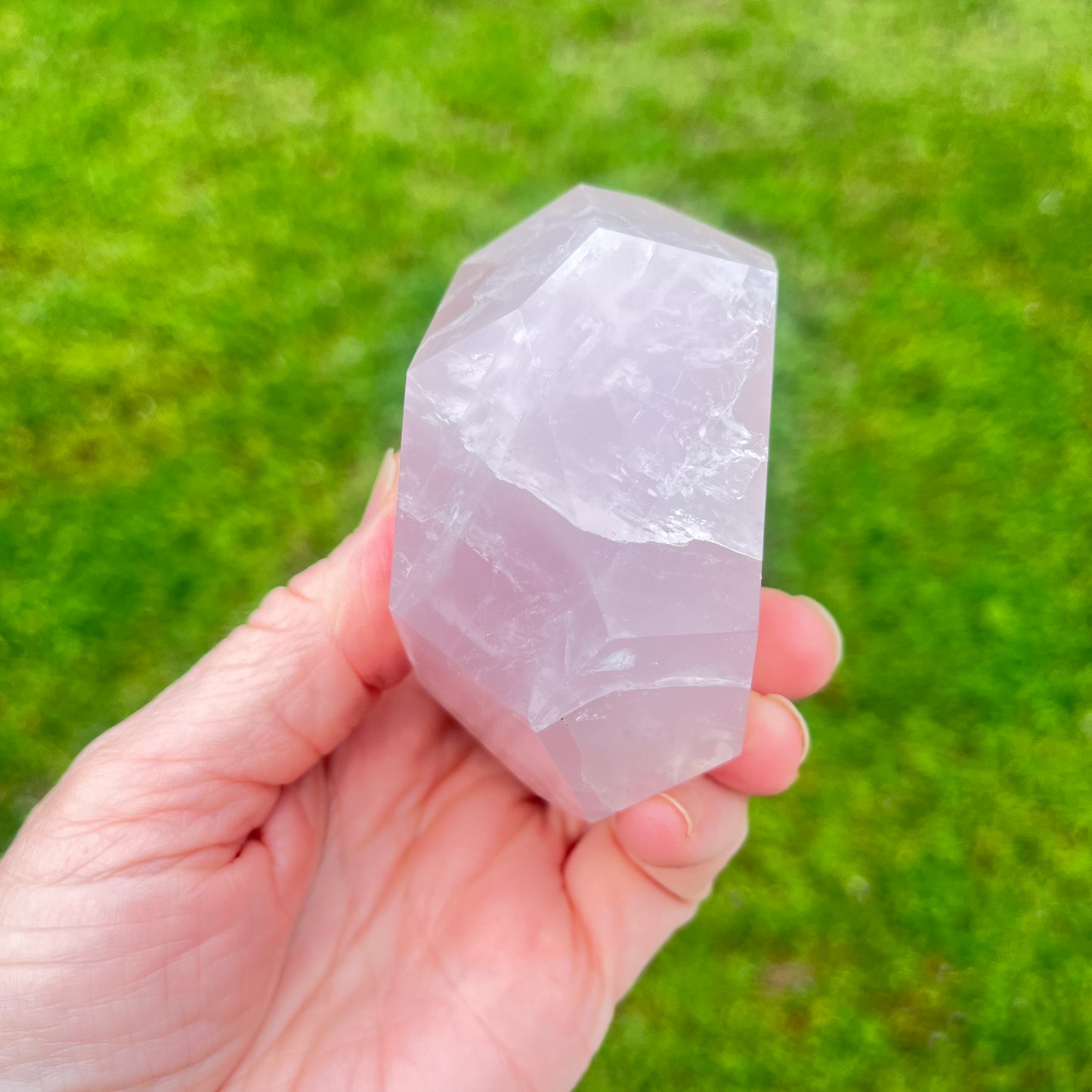 Rose Quartz Crystal Polished Freeform 328gm