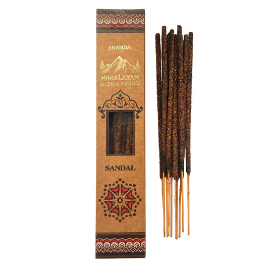 Ananda Smudging Incense - Sandalwood - The Crescent Moon