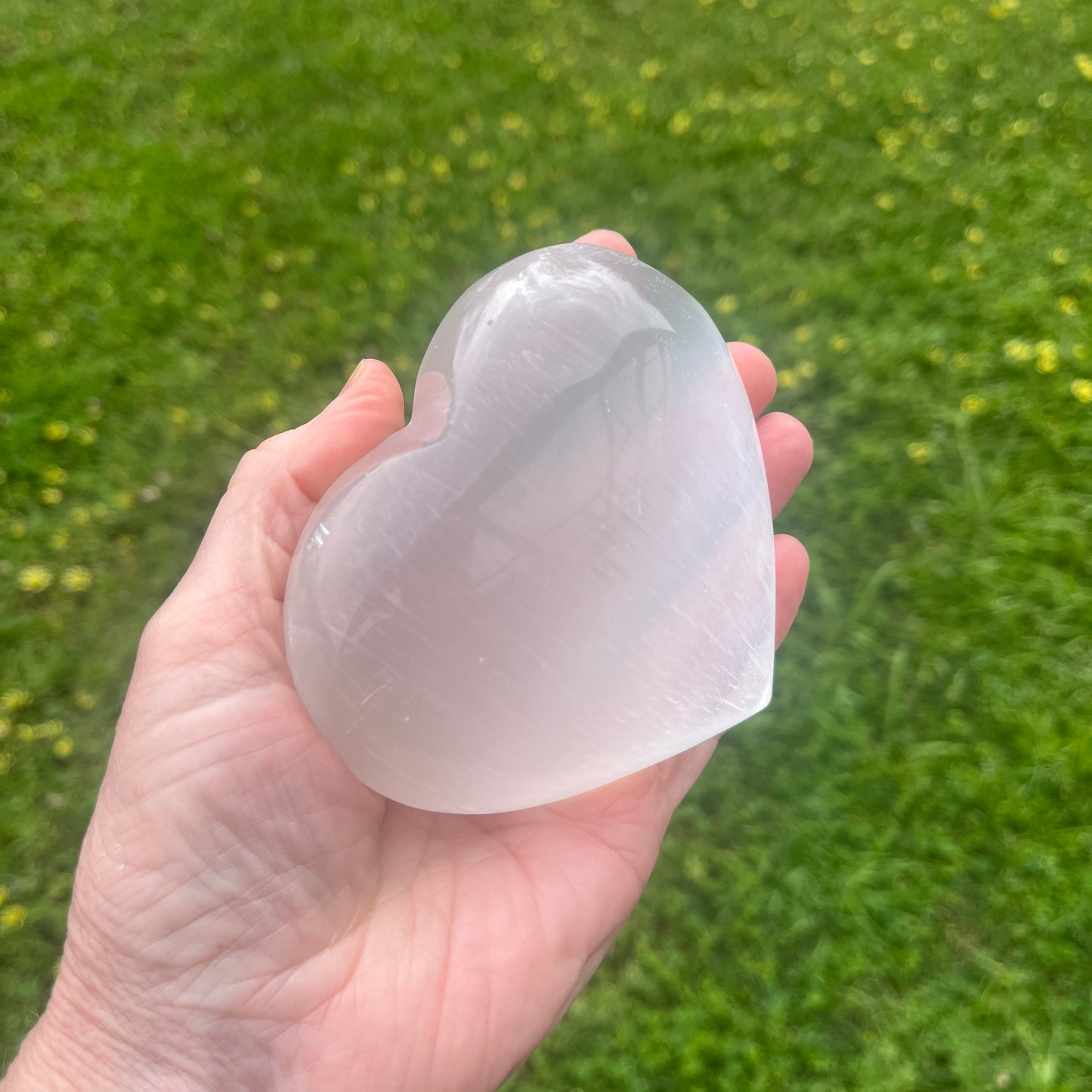 Selenite Heart Large 362gm