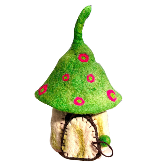 felt fairy house