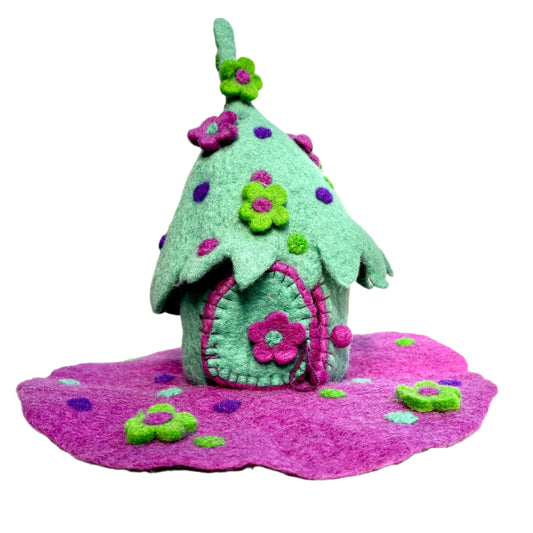 felt fairy houses
