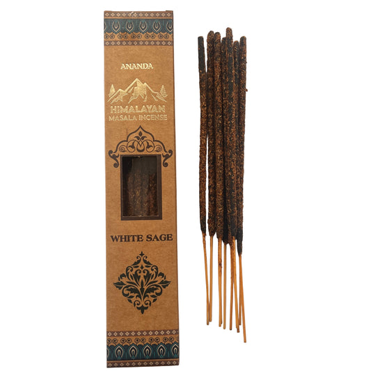 Ananda Smudging Incense - White Sage - The Crescent Moon