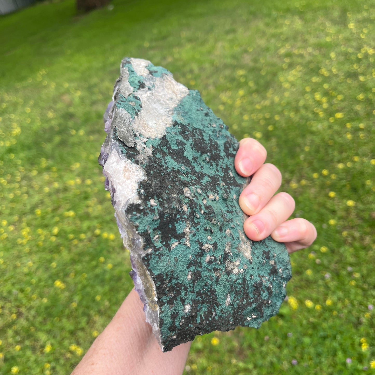 Amethyst Crystal Cluster - 1.28kg