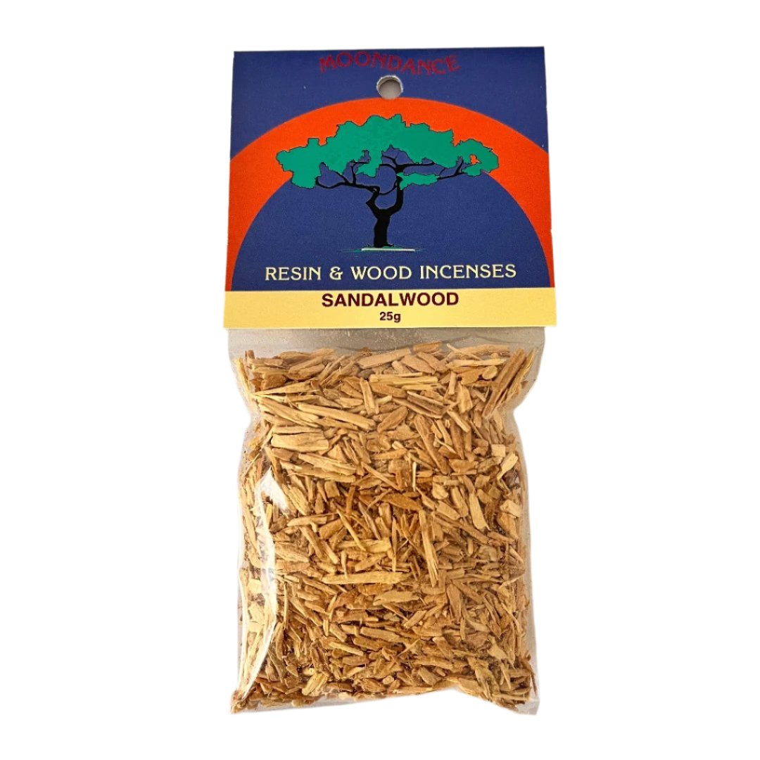 Sandalwood Chips 25gm - The Crescent Moon