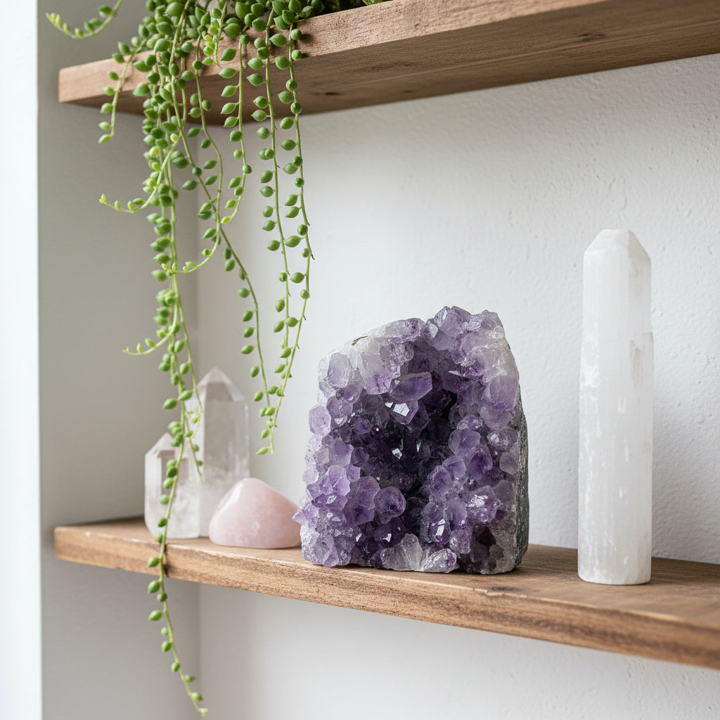 Amethyst cluster