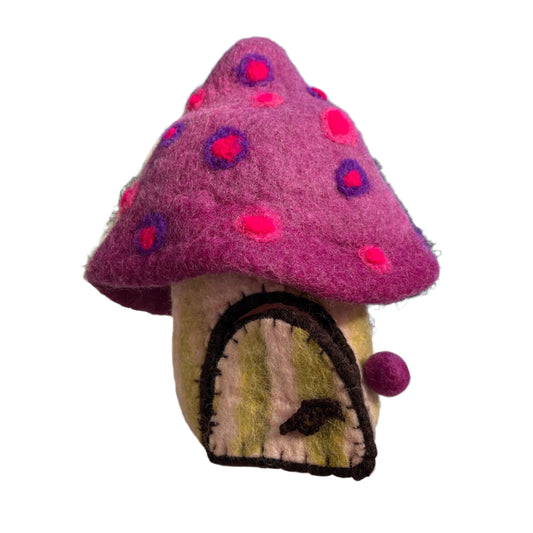 felt fairy house
