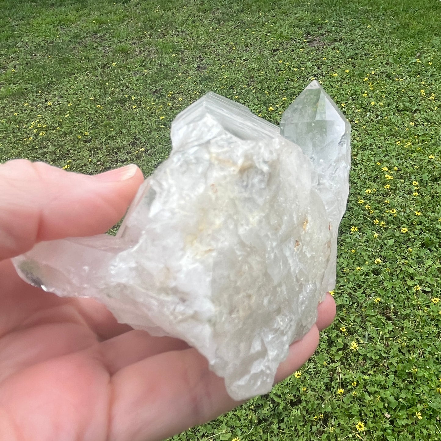 Clear Quartz Cluster - Natural Crystal - 623gm