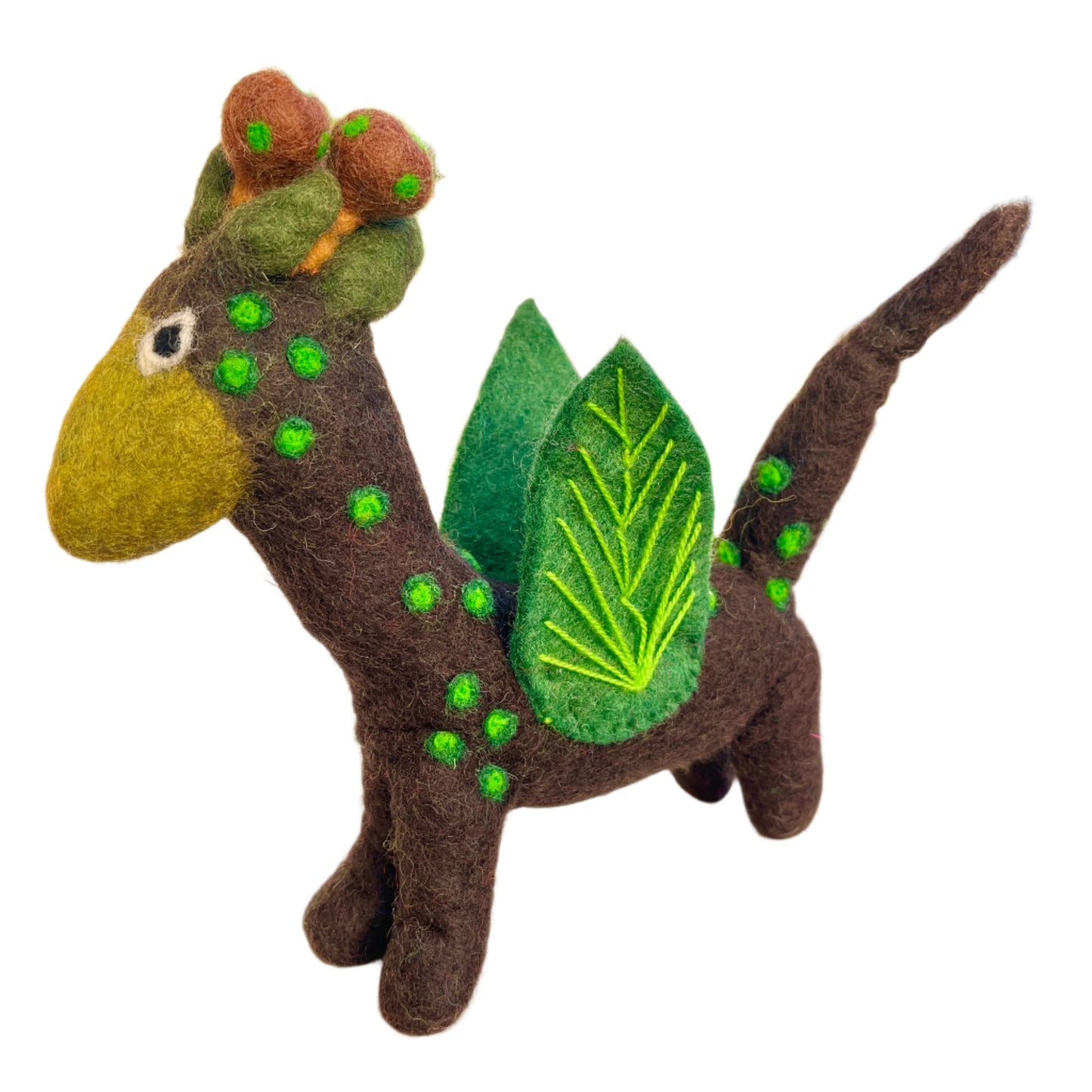 Felt Earth Dragon | felt toys from Nepal