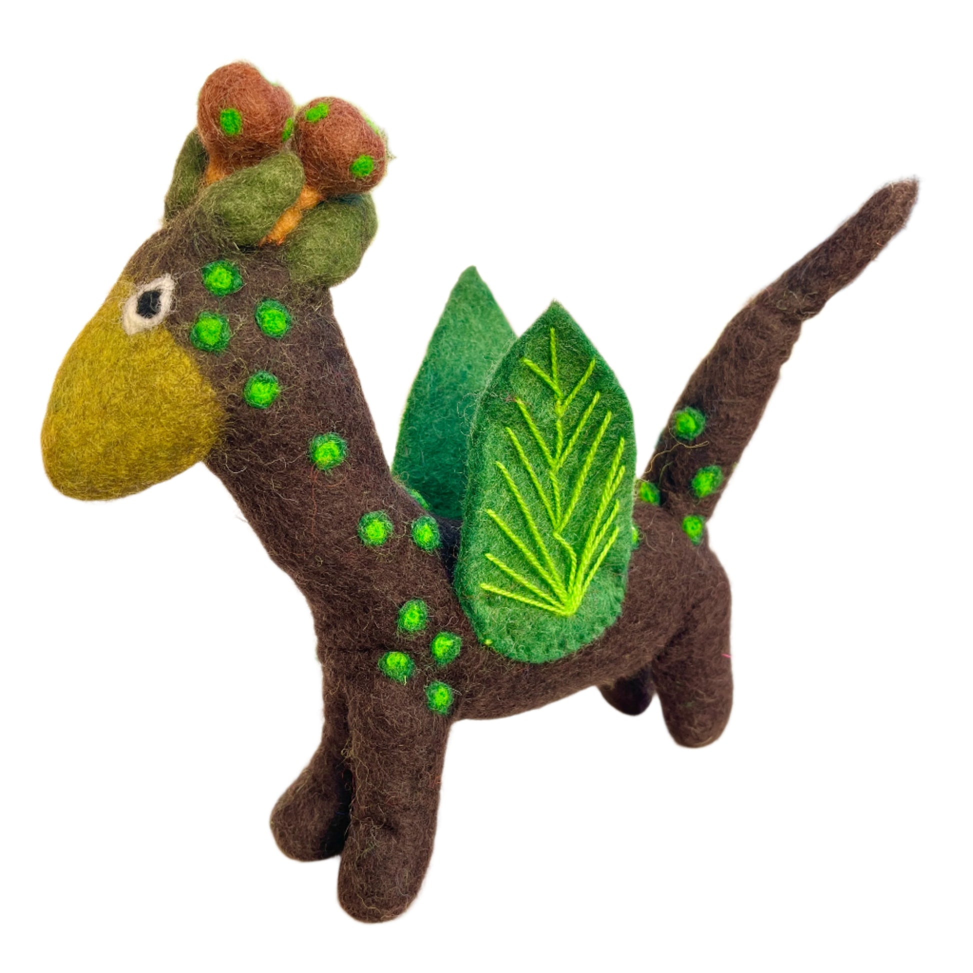 Felt Earth Dragon | felt toys from Nepal