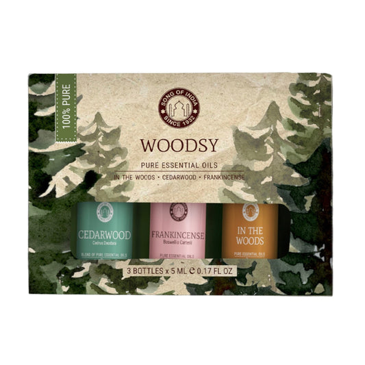 Essential Oil Set - Woodsy Aromatherapy - The Crescent Moon