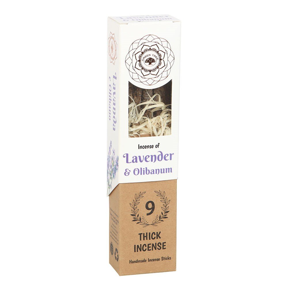 Lavender & Olibanum Incense – 9 Thick Natural Sticks