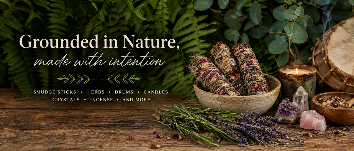 The Crescent Moon - Grounded in Nature , made with intention