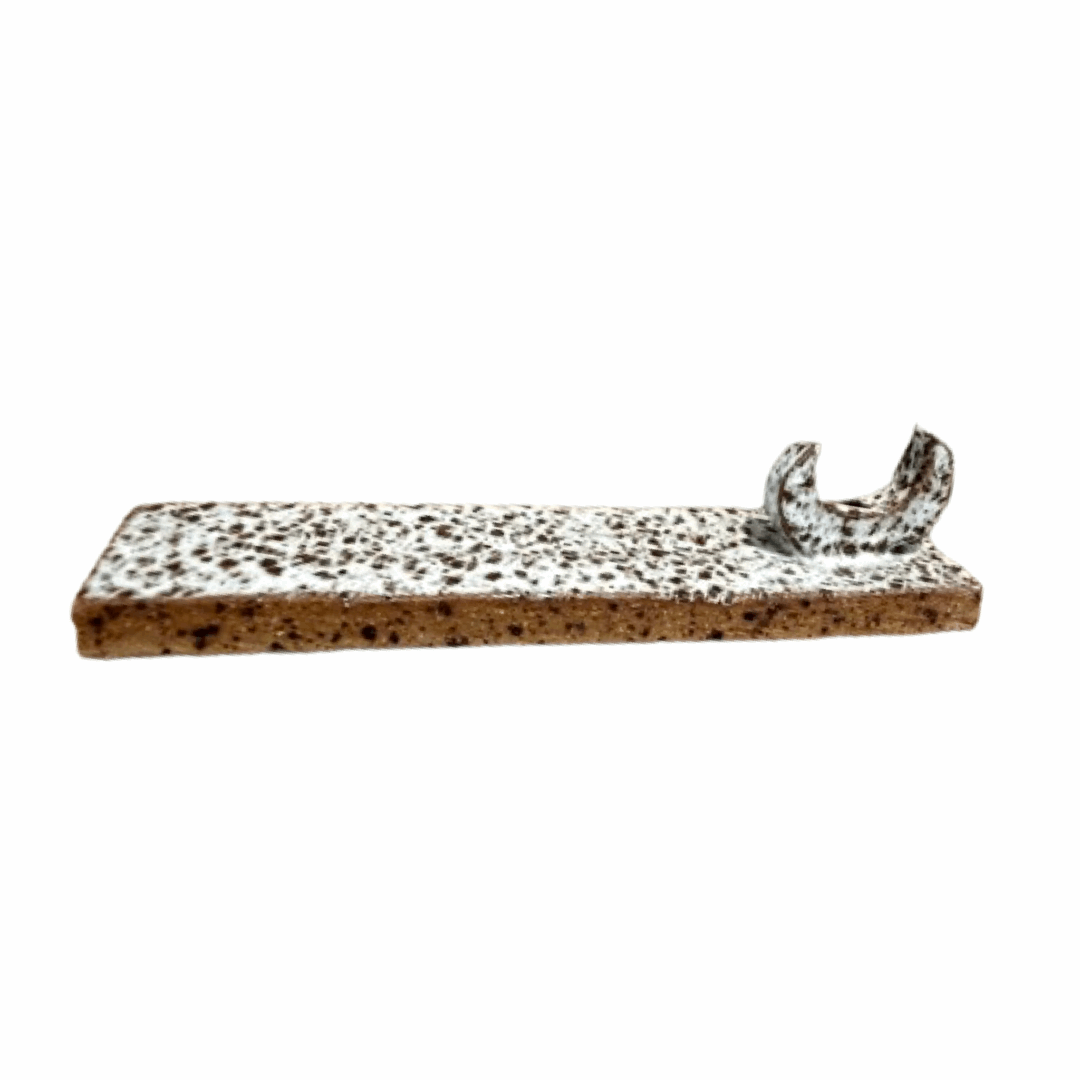 Handmade ceramic incense holder