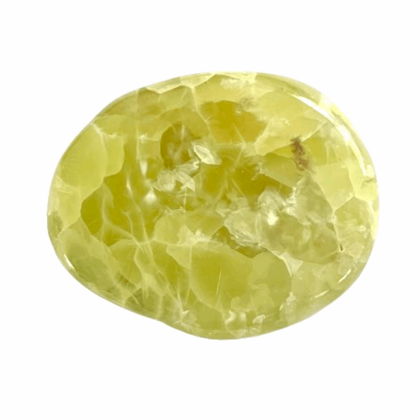 Prehnite polished crystal