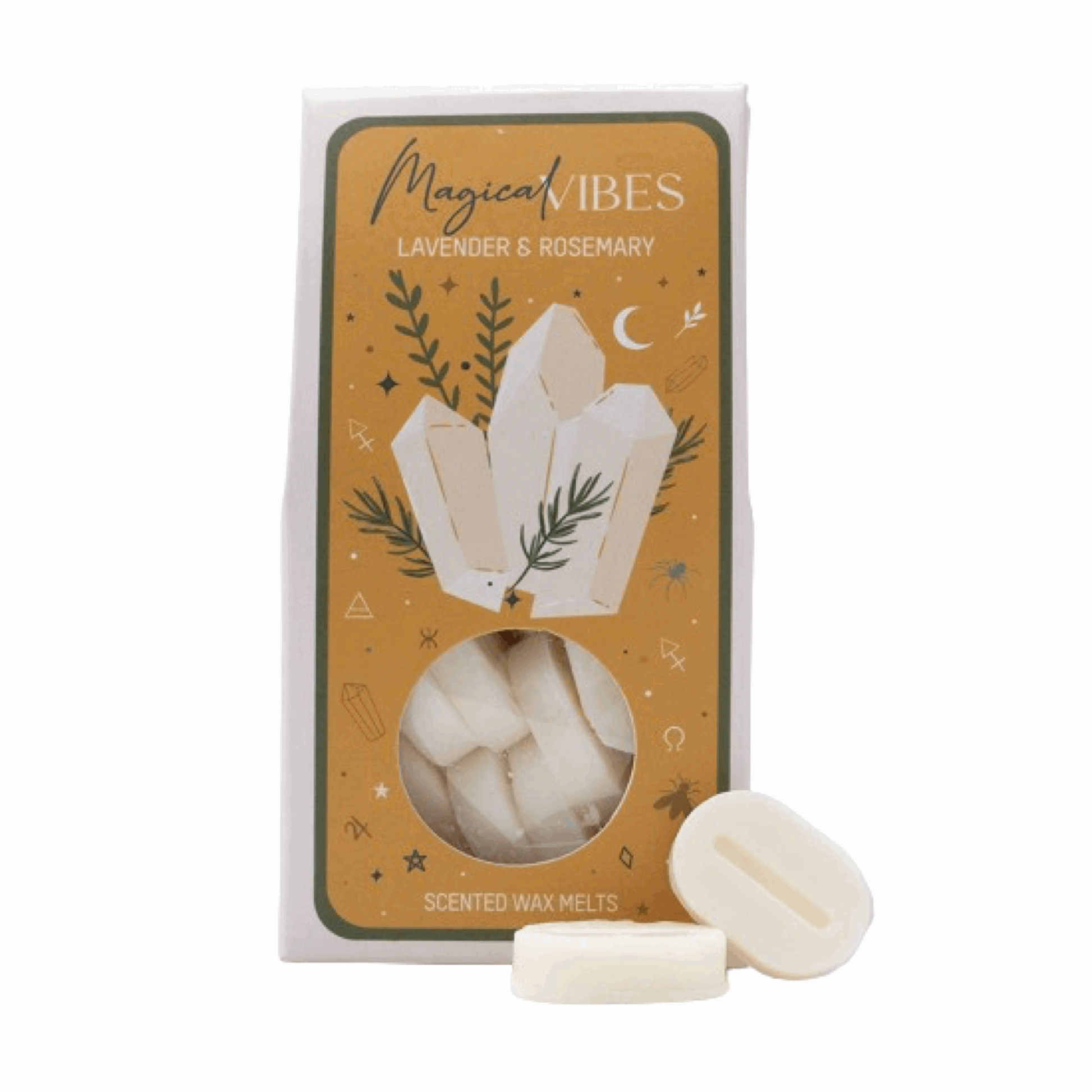 Soy wax melts with lavender and rosemary