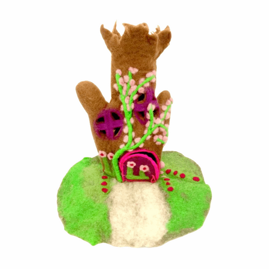 Felt fairy House