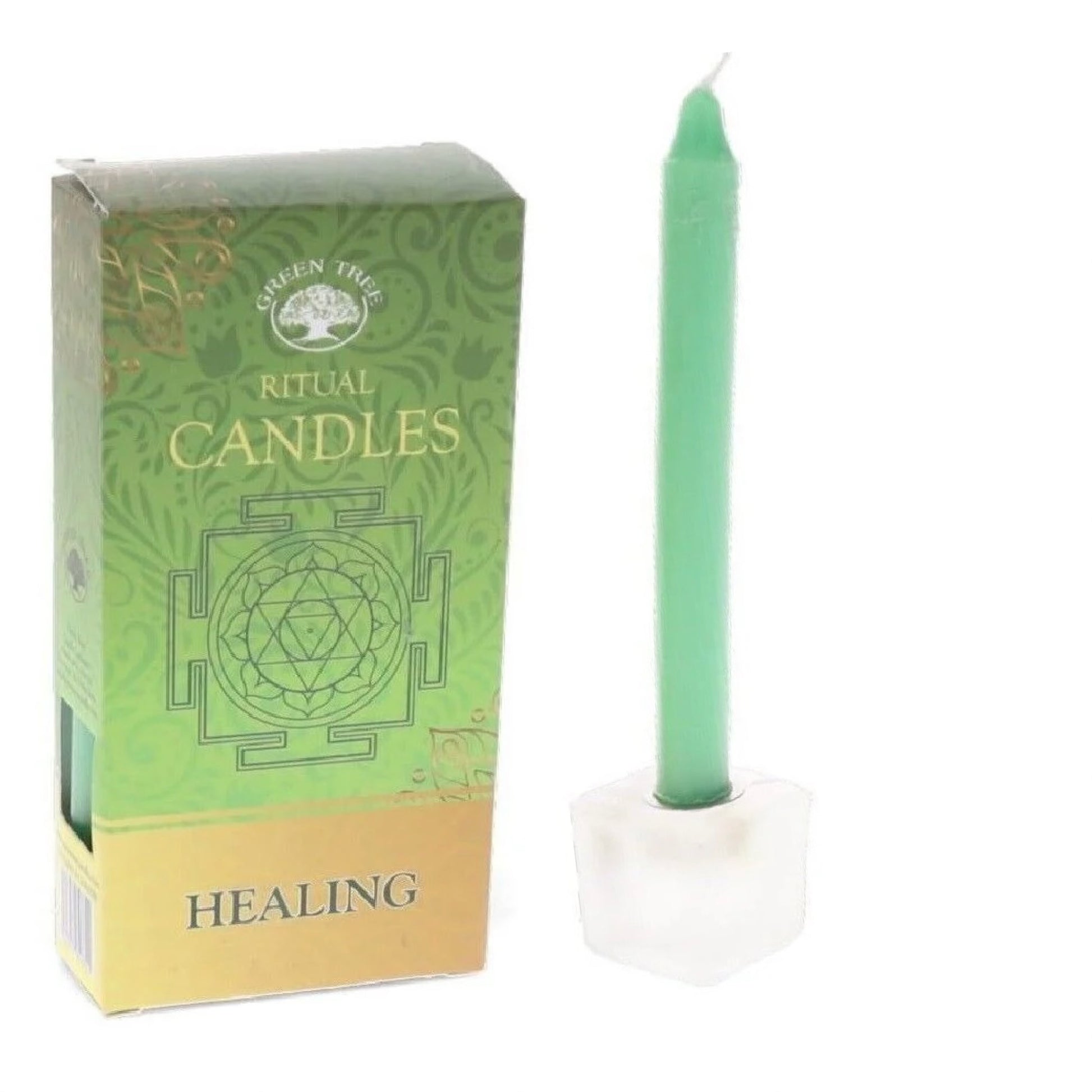 Green spell candles