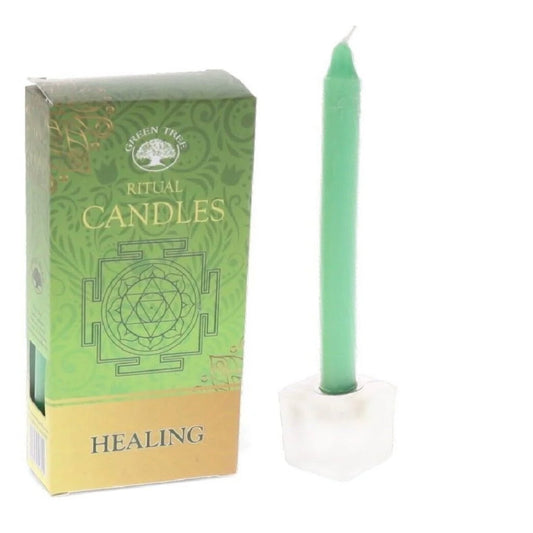 Green spell candles