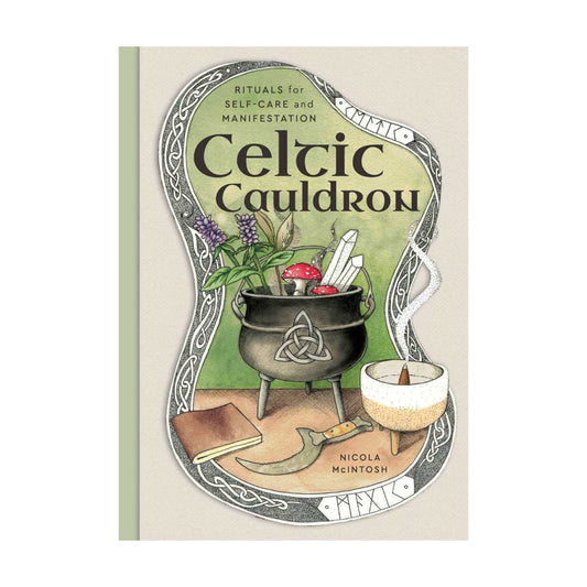 Celtic cauldron for rituals and self care manifestation