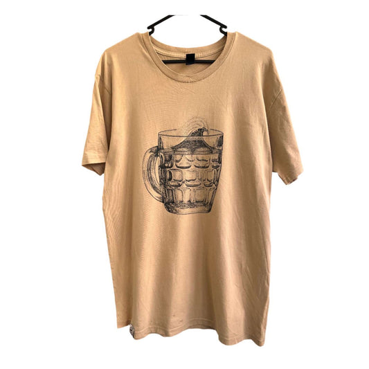 Vintage Retro Preloved T shirt - Storm in a beer mug