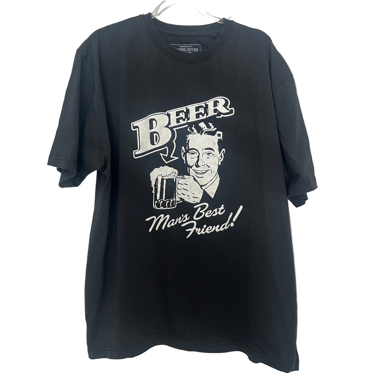 Funky Pre Loved T shirt - Beer! Mans Best Friend