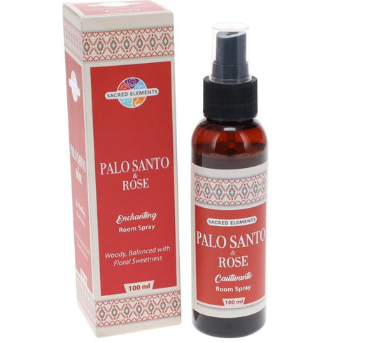 Palo Santo and Rose Smudge Spray - The Crescent Moon